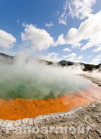 Wai-o-tapu Thermal Valley, North Island, New Zealand