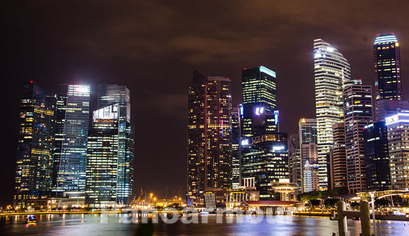 Night scene, Singapore