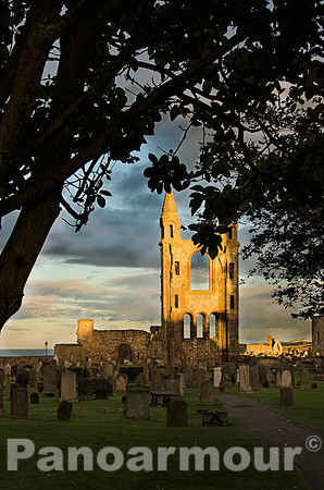 St Andrews Cathedral at sunset 2